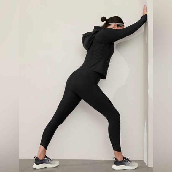 NWT Athleta Pacesetter Black 7/8 Tight Size Large - Picture 5 of 8